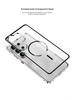 Samsung S26 Ultra Snap-On Magnetic Metal Frame Matte Anti-Drop Case for S25U/S24/S23