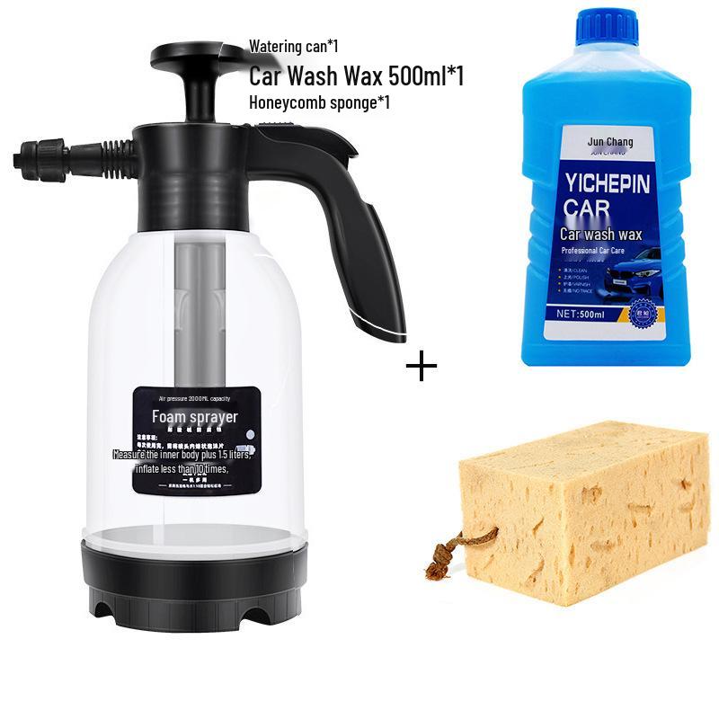 2L Acid & Alkali Resistant Foam Sprayer: Car Wash, Household Pressure Sprayer