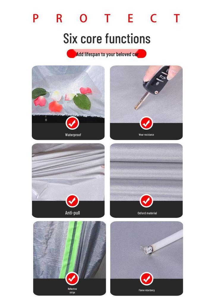 Car Cover for Emgrand Binyue, Boyue, Xingrui, Xingyue L, Vision X6/X3