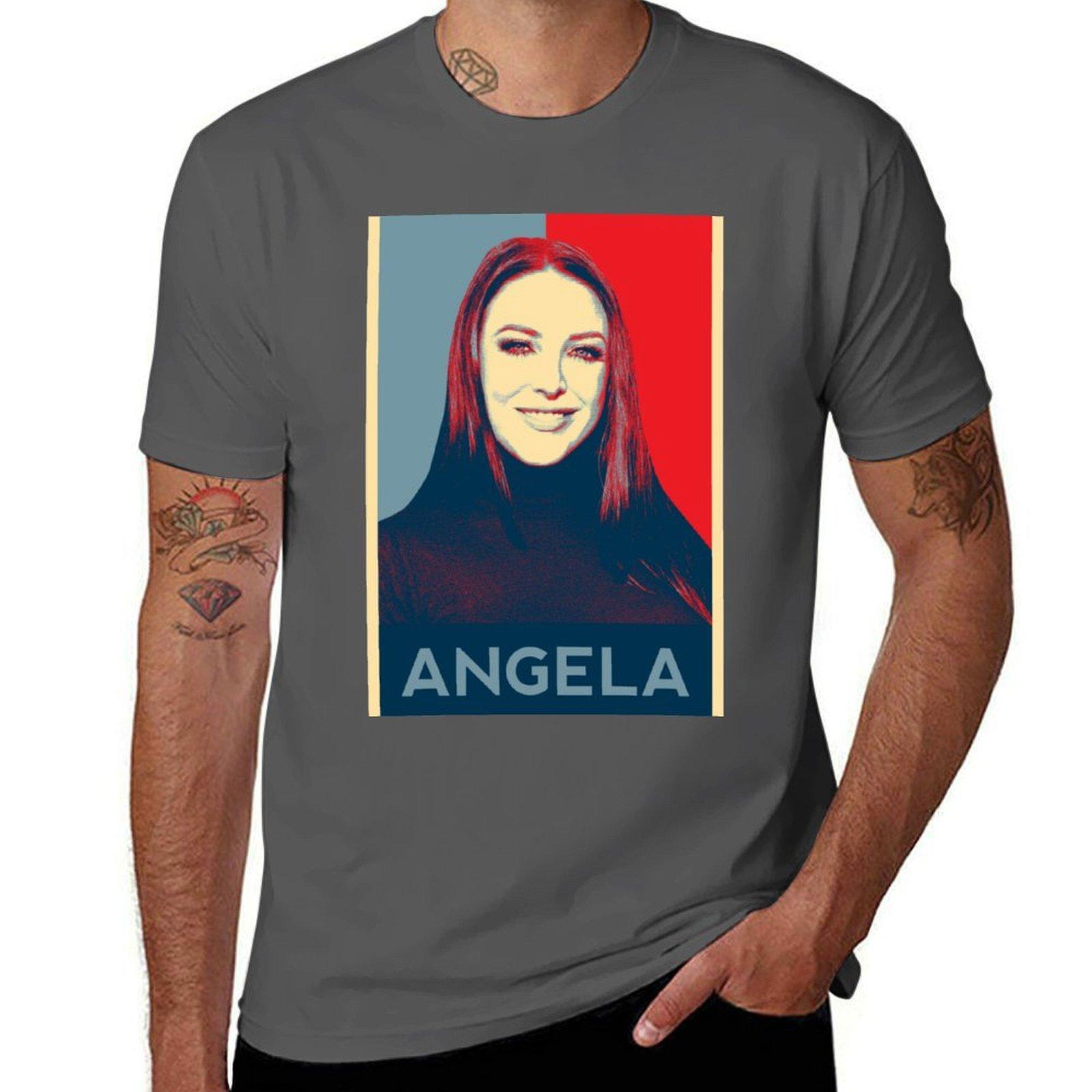 

Angela Hope Poster TShirt Work Duty Casual TShirt 4XL