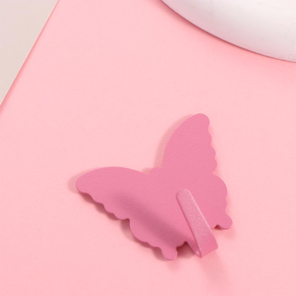 Self Adhesive Butterfly Storage Hanger Wall Mounted Key Holder Butterfly Wall Hooks  for Home