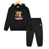 Italian Brainrot Autumn Anime Hoodie Fleece Sweatshirt Jacket 2pcs pullover+Pants Boys Girls Hooded Sets Kids Boutique Clothes