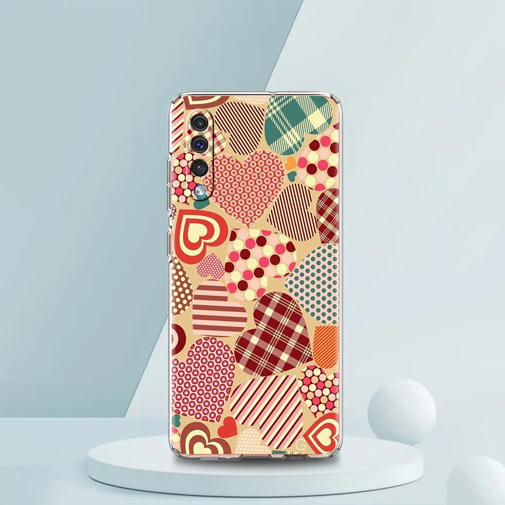 Colorful Love Heart Case For Samsung A16 A14 A12 A22 A32 5G A34 A42 A52 A54 A50 A70 A72 A30 A40 A20E A10S A02S A04S A06 Cover