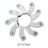 9 Pieces Golf Club Head Cover Iron Covers Set Wedges Headcovers Gift Protector for