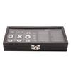 Harvey Makin Dominoes, Tic Tac Toe & Dice Set - Black