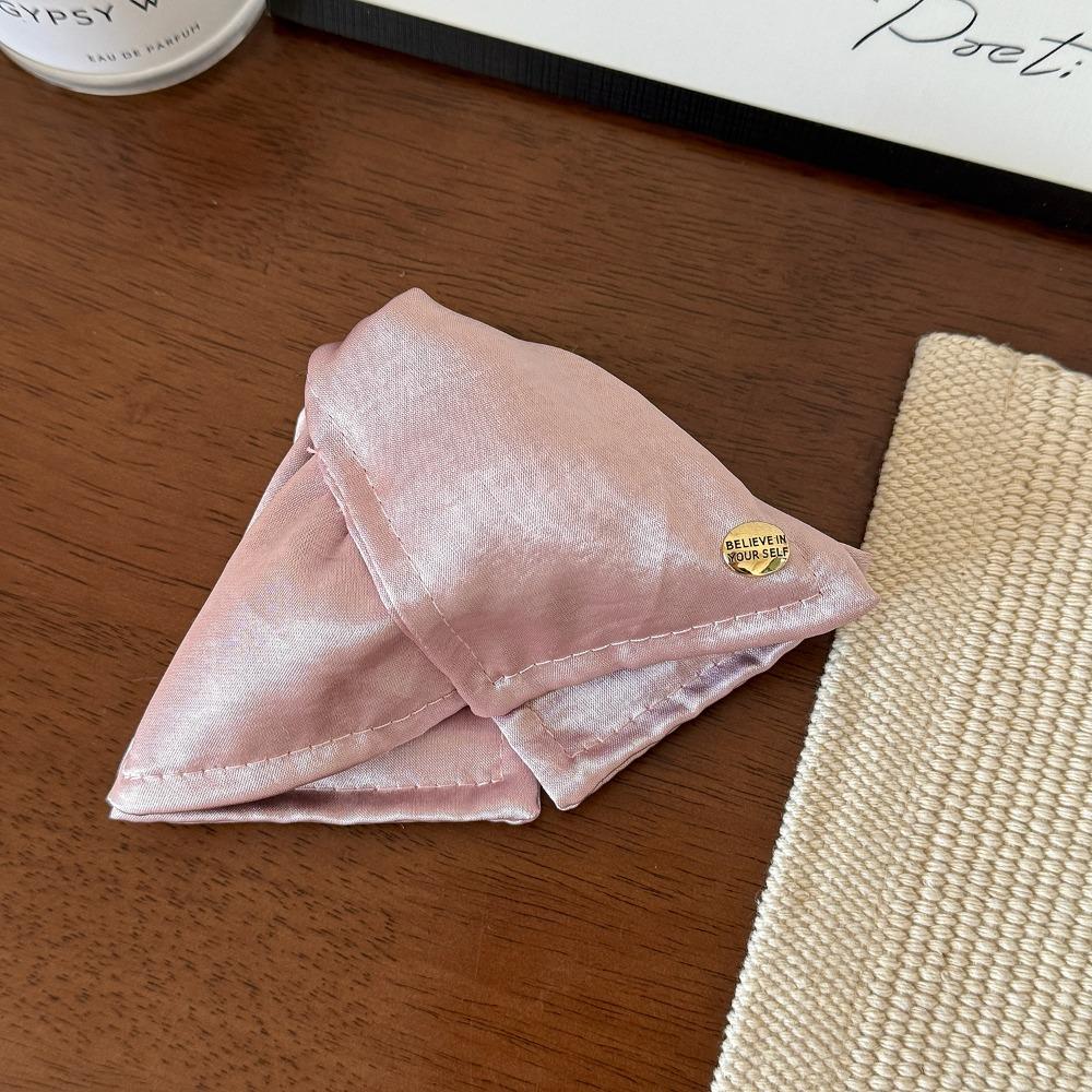 Satin Cloth Shark Clamp Simple Shell Hair Accessories Fashion Ponytail Hair Clip  Back of Head