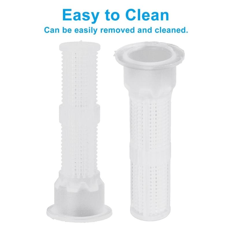30Pcs Easy Cleaning Plastic Nozzle Filter Inserts with Fine Screen Filter Garden Irrigation Outdoor Maintenance