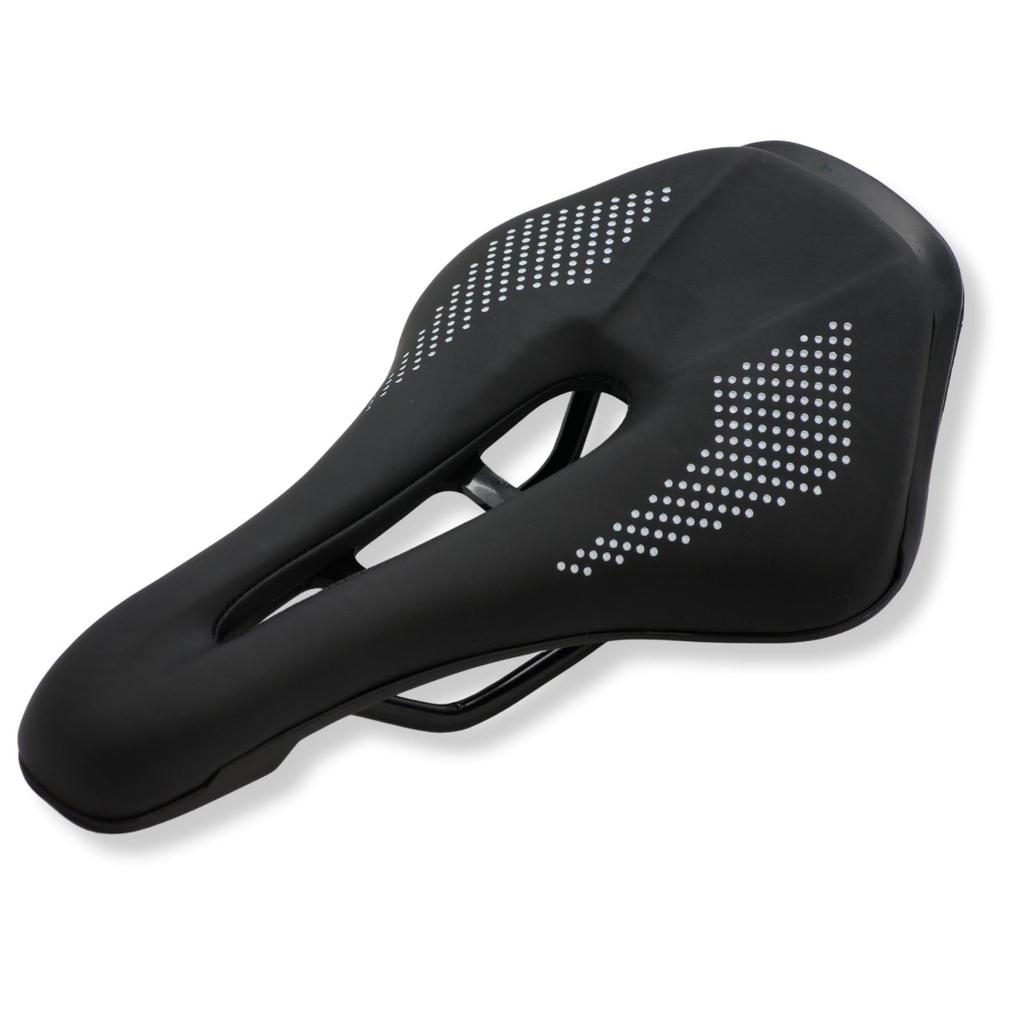 UMikke Bicycle Short Road Hybrid Mountain Bike Shock Black Saddle, Sport, Perforated, Nose, Flat, Bike, Bike, (MTB), Absorbing,
