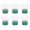 6PCS/SET Transparent Plastic Planting Pots Breathable Transplant Pots Flower Pots For Orchids Succulents Herbs