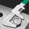 Multifunctional F-Type Adjustable Pipe Wrench Key Large Mouth Plumbing Spanner