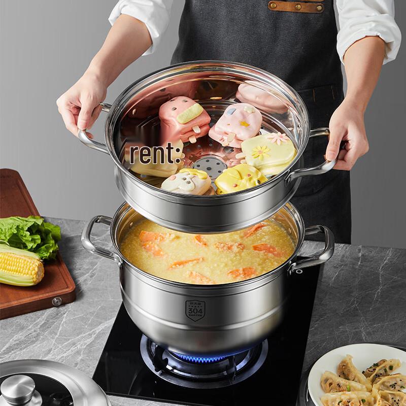 CUI DAHUANG 3-Layer 30cm Stainless Steel Steamer Pot