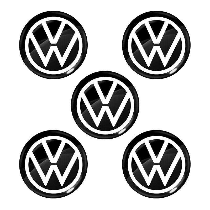 2026 Hot For Volkswagen VW 14mm Car Key Emblem Stickers Auto Control Key Logo Decals For Volkswagen Scirocco POLO Tiguan Passat