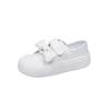 Little white shoes women's 2025 new spring and autumn women's popular thick-soled heightening skirt high-end versatile Velcro board shoes
