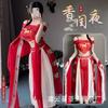 Erotic underwear women's sexy pajamas antique Hanfu temptation cheongsam uniform flirting hot suit