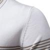Men Striped Business Casual Polo Shirts Breathable Short Sleeve Comfort Summer Knitted Polo Men