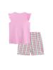 European Style Rainbow Unicorn Print Girls' Summer Shorts and Vest Set