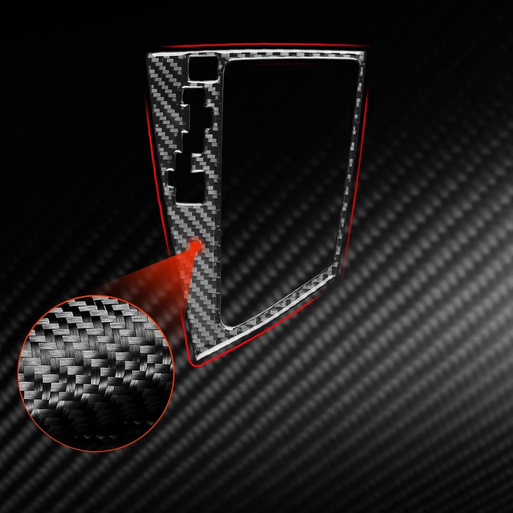 Center Console Car Gear Shift Panel Cover Carbon Fiber Sticker Car Interior Trim Compatible with Toyota Corolla 2014 2015 2016 2017 2018 Accessories