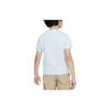 Nike T-Shirt Printed Comfortable Soft Lightweight Round Neck Short Sleeve Kids tops Glacier-Blue HJ2057-474
