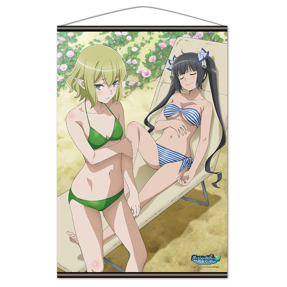 Is It Wrong To Try To Pick Up Girls In a Dungeon? IV B2 Tapestry A [Hestia & Ryu]