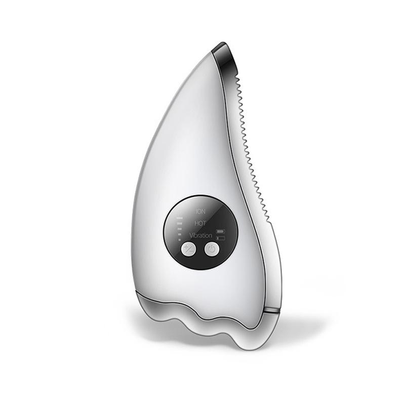 Multifunction Microcurrent Facial Massager Vibrating Electric Gua Sha Board Scraping Face Lifting Slimming Eye Body Massage Tool