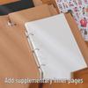 DIY Growth Scrapbook: Blank Photo Album for Kindergarten To Sixth Grade with Addable Loose-Leaf Pages
