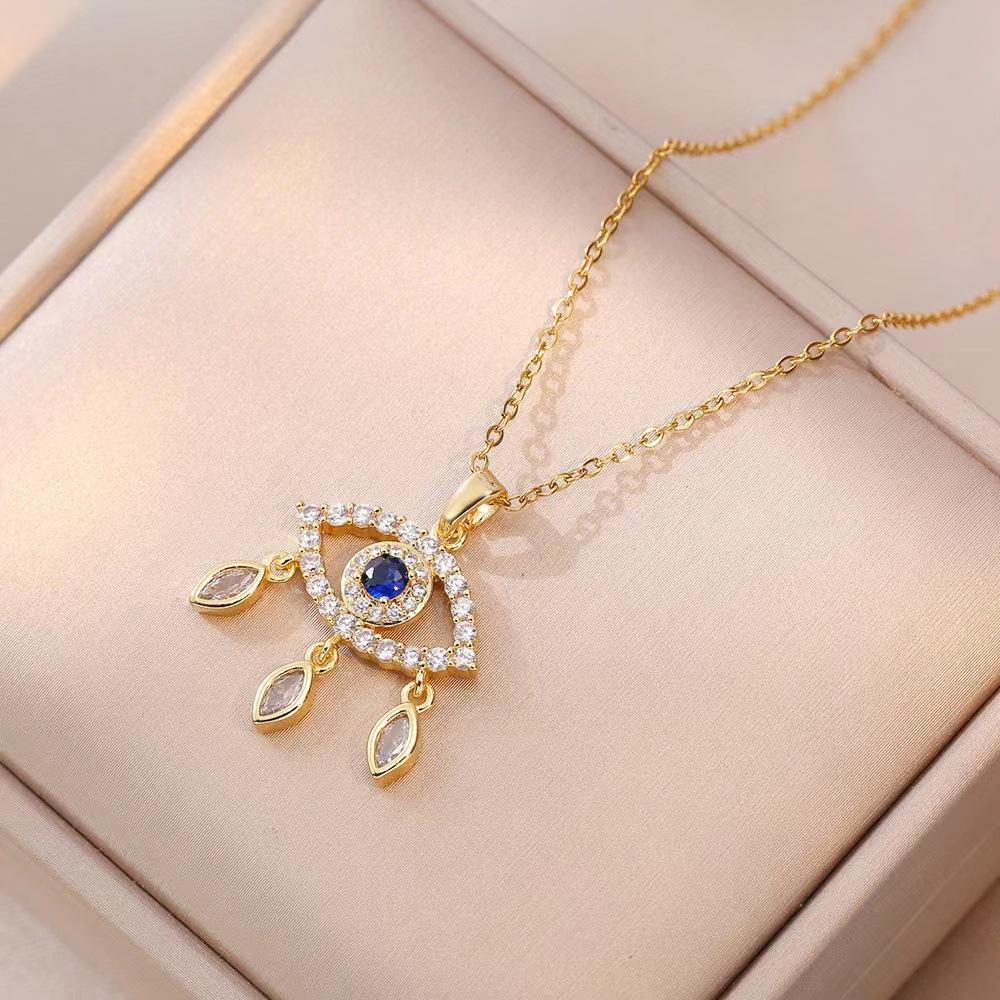 1pc 3-Layer Cross  Geometric Pendant Necklace, Vintage Design Jewelry, Suitable For Party, Gathering, Music Festival