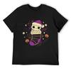 Cute Christmas Stocking Skull T-Shirt Funny Meme T-shirts Valentines Boutique Clothes Sublime Clothing for Men