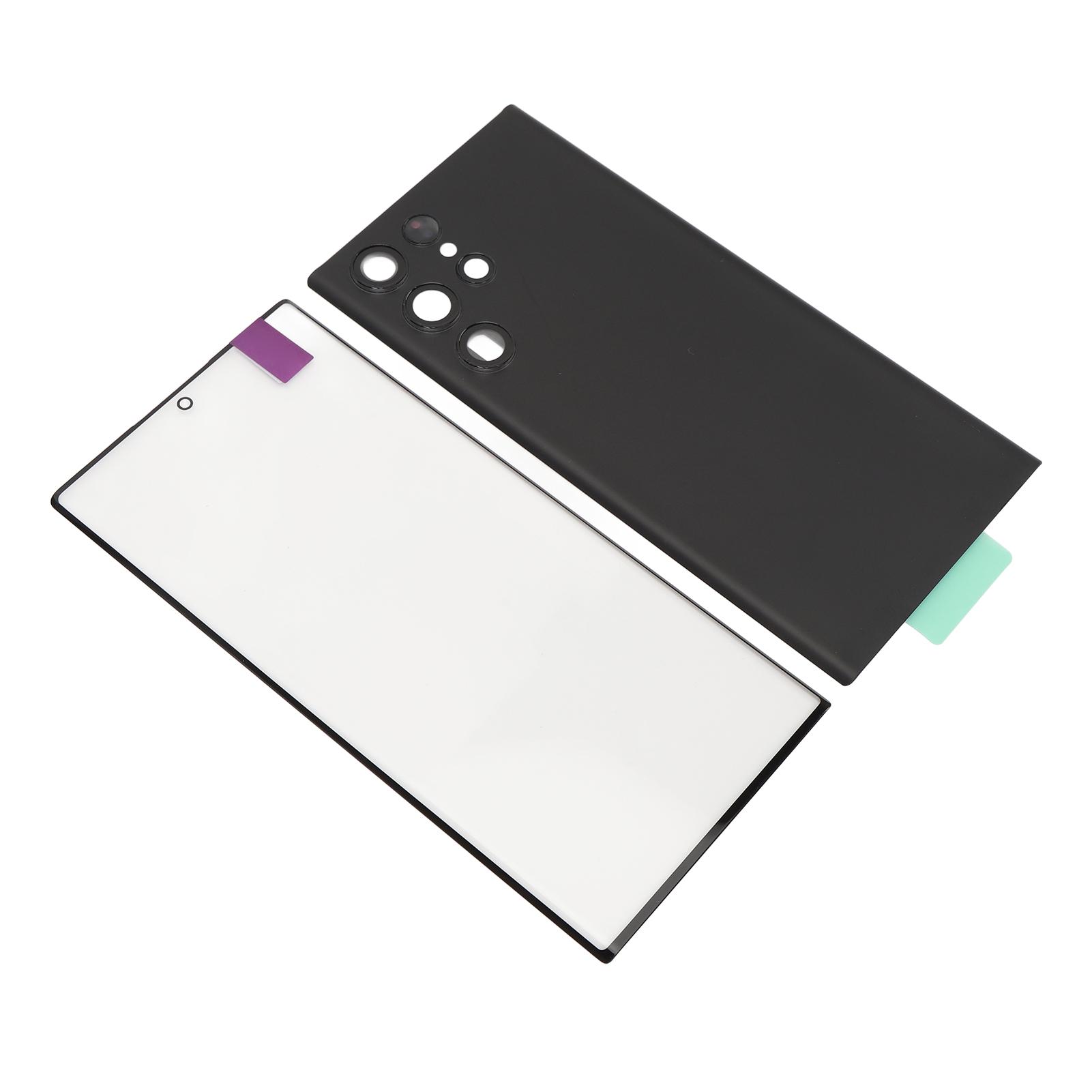 

Задняя стеклянная крышка для телефона Galaxy S22 Ultra 5G, задняя крышка, переднее стекло, внешний экран, замена