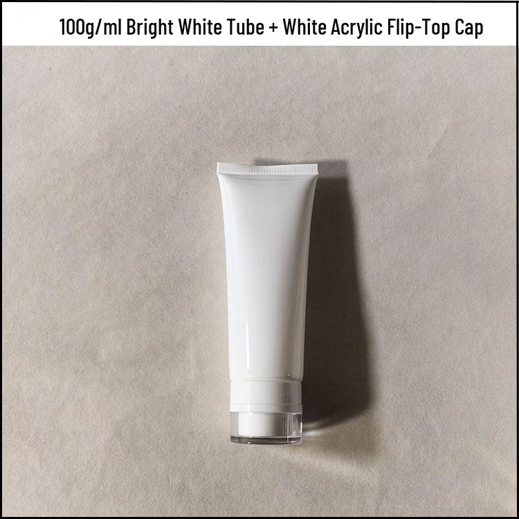 PE Soft Tube Face Wash Bottles with Acrylic Flip-Top, Available In 50/80/100/150ml