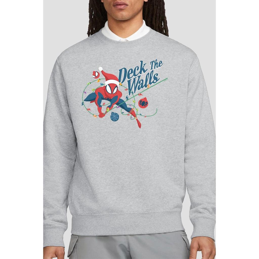 Spider-Man Unisex Adult Deck The Walls Sweatshirt