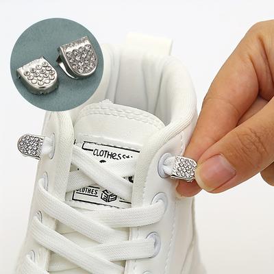 10pcs No-Tie Metal Shoelace Clips - Easy One-Click Secure Fit, Perfect for Lazy Sneakers