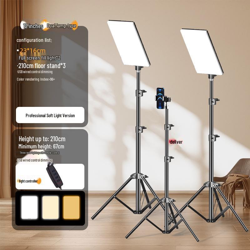 Pro Stream & Fotografie LED-Softlicht für Indoor-Videos & Beauty-Aufnahmen