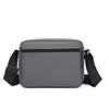 Men's Oxford Cloth Crossbody Bag - Slim Multi-Zip Shoulder Bag for Daily/Commute (3 Color Options)