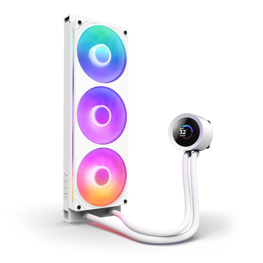 NZXT Kraken Plus 360 RGB V2 White Simple CPU Cooler White FN2488 Water-Cooled RL-KR360-W2