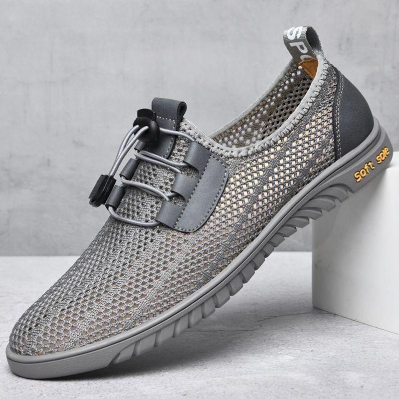 Mesh New Breathable Summer Men's Shoes Mesh Shoes Hollowed Out Men's Shoes Ultra Light Casual Shoes Men's Mesh Shoes