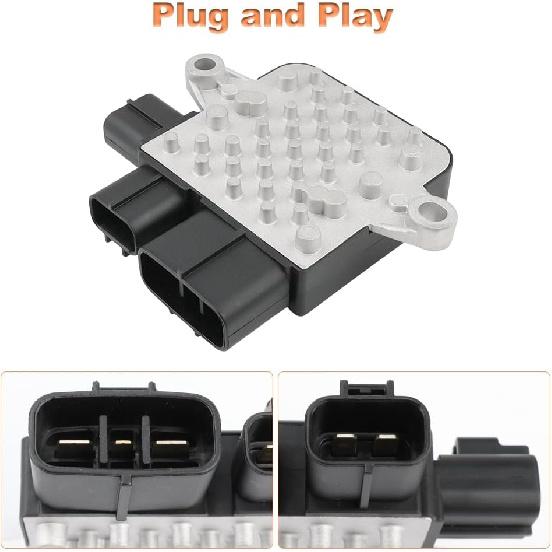 Radiator Cooling Fan Control Unit Module Compatible with Mazda 6 2003-2007 MPV 2002-2005 Mitsubishi Lancer 2002-2007 Outlander 2003-2006 Replacement