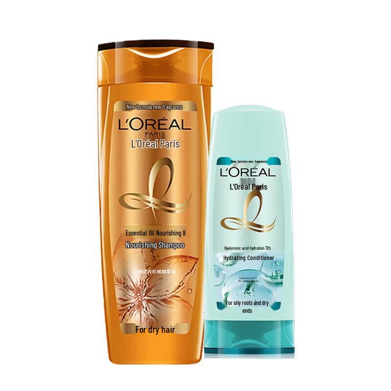 

L Oréal Oil-Nourishing Shampoo & Hyaluronic Acid Conditioner Set