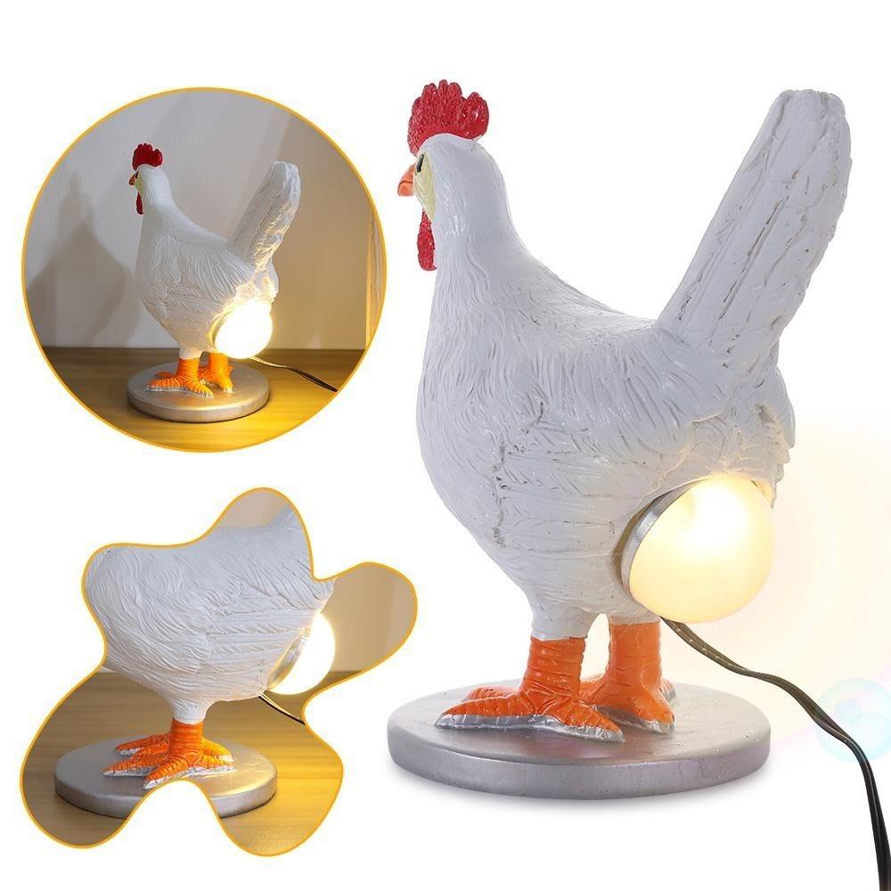 LED Hens Lay Eggs Lamps Lifelike Night Lights Easter Egg Chicken Eggs Lights  Home Decor