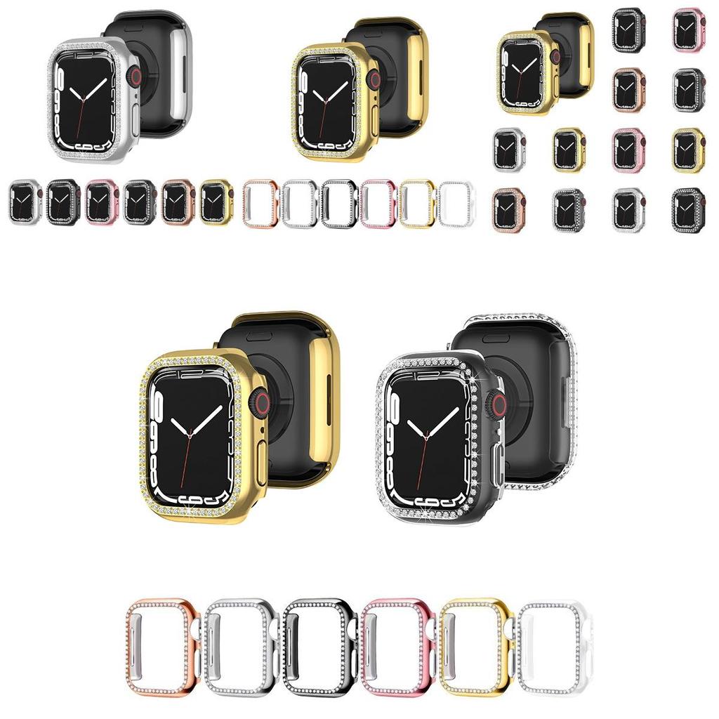 Rhinestone Apple Watch Series 7 Gen 41/45mm Protective Shell Case