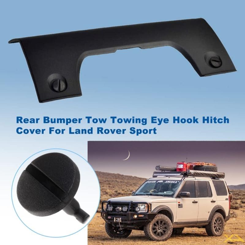 Bumper Towing Eye Hook Cover Clips Turn Lock Insert Kit Tow Bracket Cover Clip
