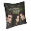 Federa Cuscino The Vampire Diaries Stampa 3D Double-Sided Horror Serie TV Cuscino Decorativo per Auto Personalizzato Decorazione Casa