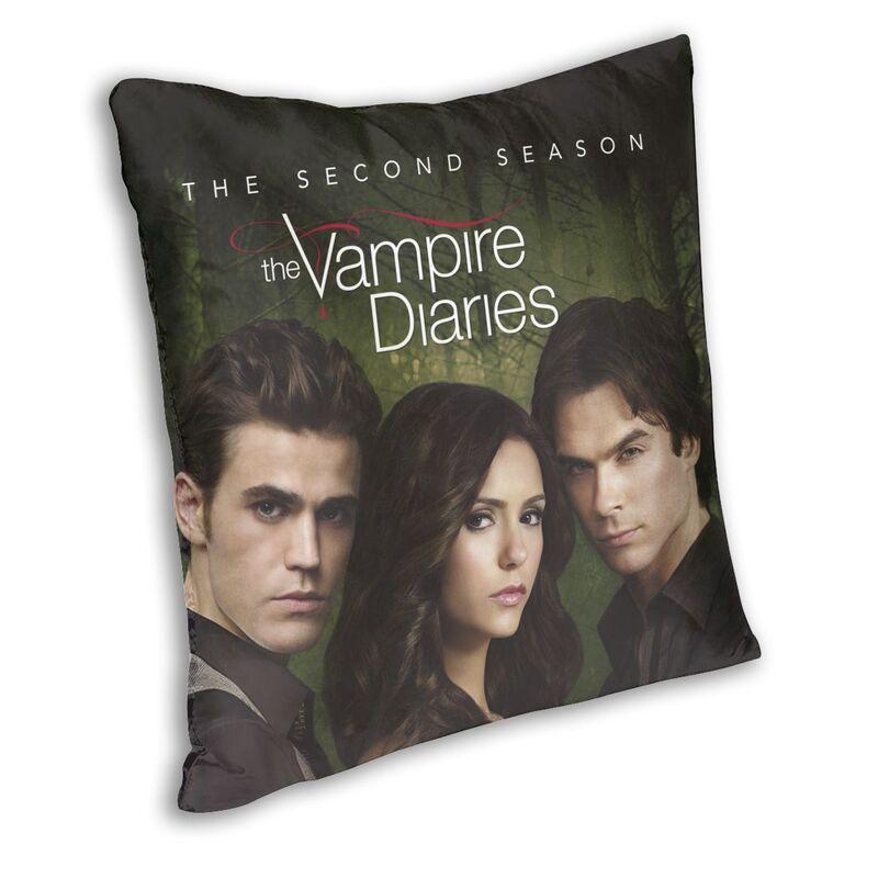 Federa Cuscino The Vampire Diaries Stampa 3D Double-Sided Horror Serie TV Cuscino Decorativo per Auto Personalizzato Decorazione Casa
