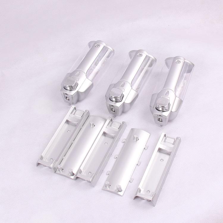 Wall Mounted Manual Three Shampoo Dispensers Hotels Liquid Shower Soap Dispenser