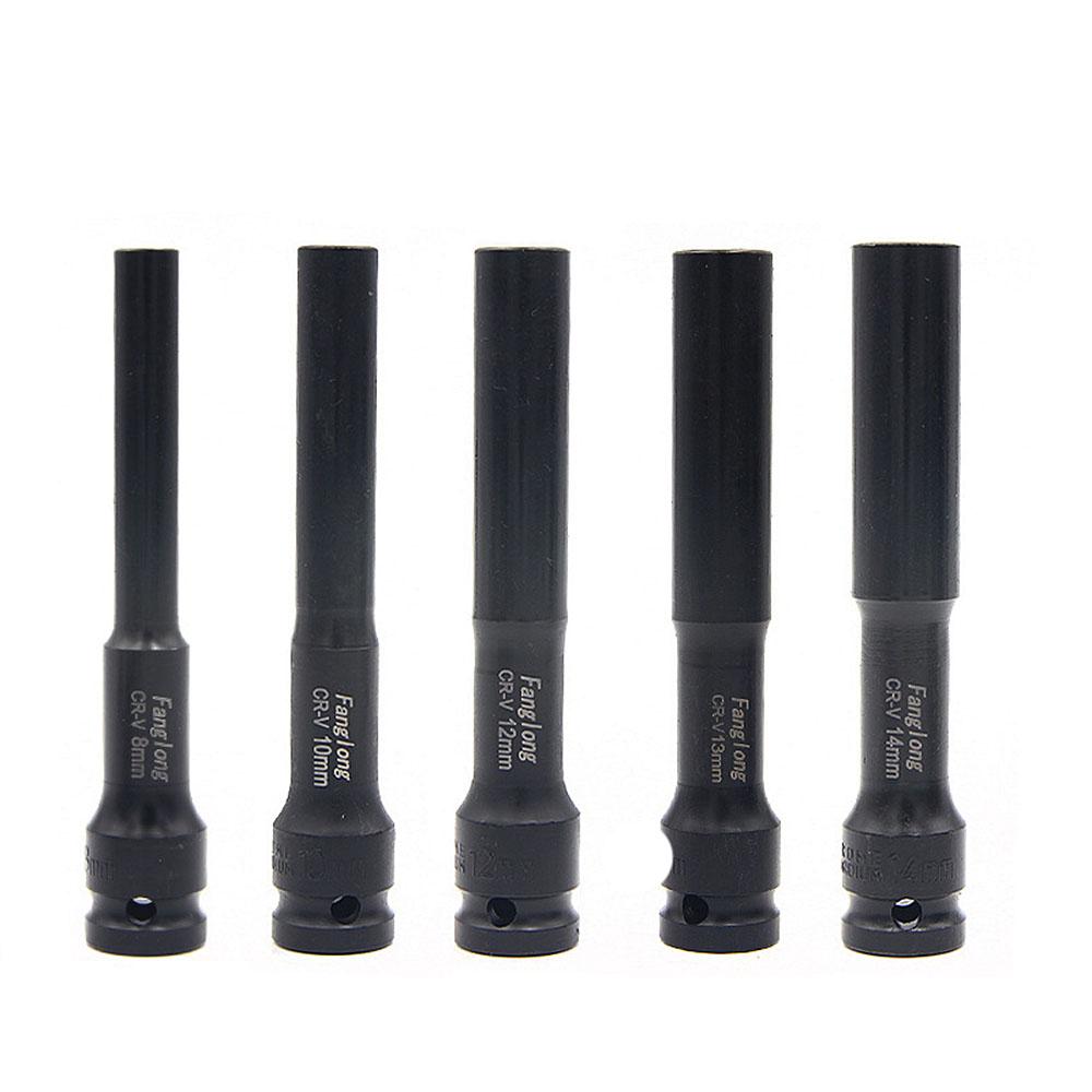 Clé à douille 1/2 tête hexagonale 8-24mm Adaptateur Clé Convertisseur Douille profonde Outils de retrait de pneu