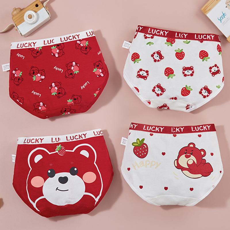 

4 шт. Детское нижнее белье для девочек, детские шорты-боксеры, детские трусики, удобные трусики M