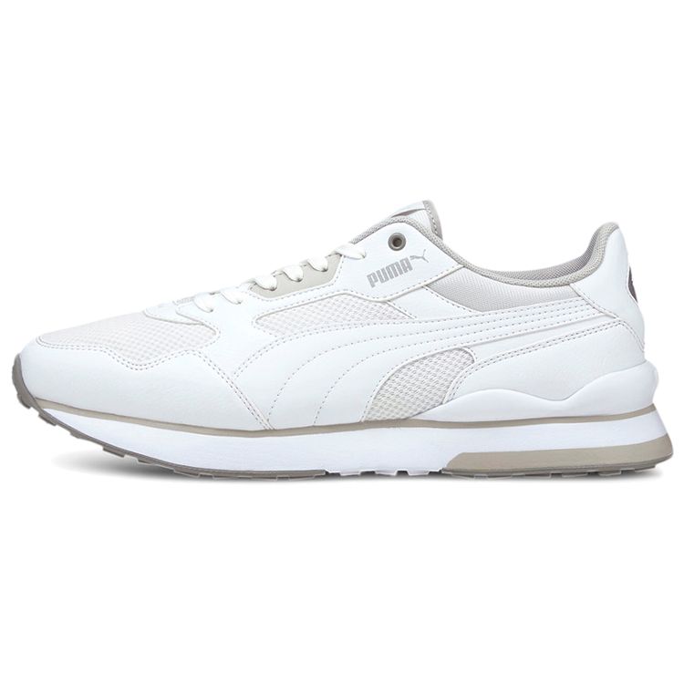 Puma R78 Futr Mesh Round Toe Lace-Up Sports Shock Absorbing Durable Lightweight Low-Top Casual Shoes Unisex Casual Shoes White 374895-02