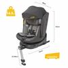 360 Rotating Child Car Seat, ISOFIX, i-Size 40-150cm, 0-12 Years, Rear-Facing, ECE R129 (Pink)