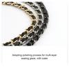Bag Chain Leather Belt Shoulder Strap Metal Buckle Extension Girl Women Handbag Messenger Crossbody Purse Accs
