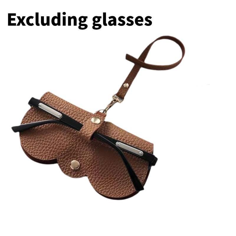 Pu Portable Leather Sunglasses Bag Glasses Case Fashion Reading Glasses Pouch