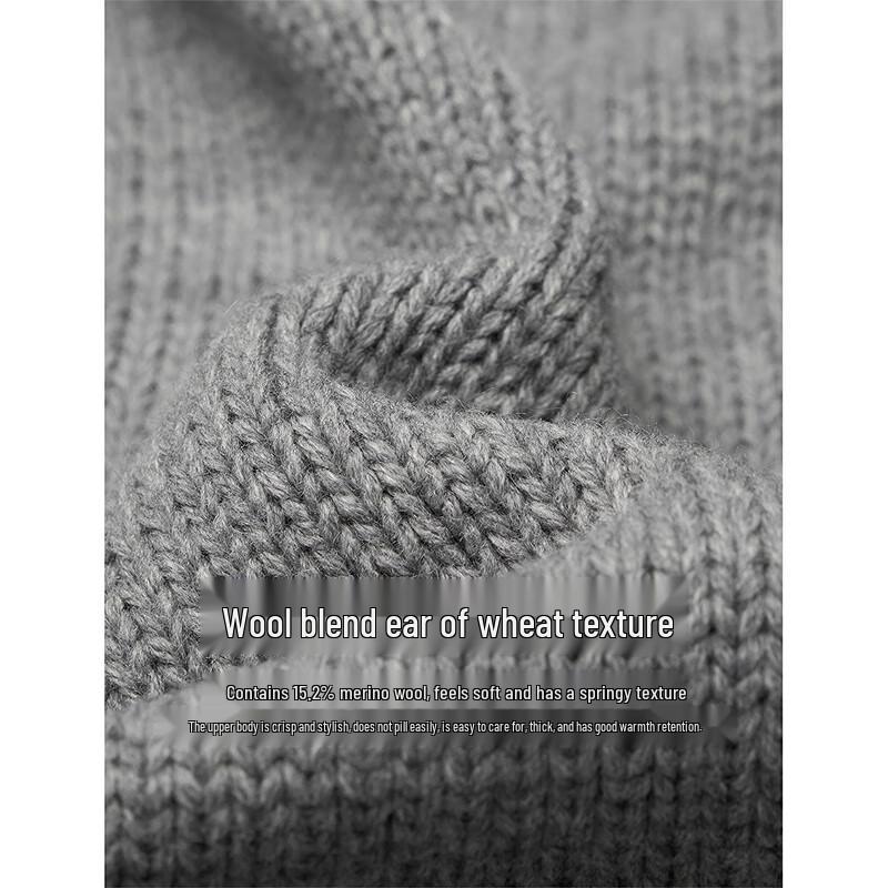 INMAN Women's Retro Embroidered Knit Pullover Sweater